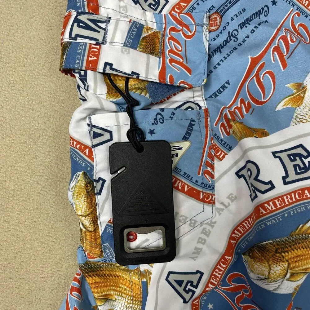 Columbia‎ Shorts Adult 36 Multicolor PFG Fishing Swim Trunk Board Shorts Mens